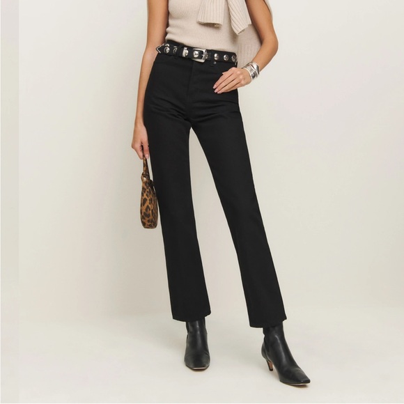 Reformation High Rise Straight Leg Jeans - Picture 2 of 6